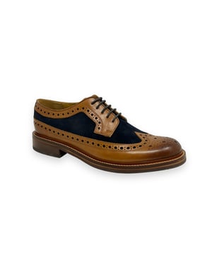 Winkelen Voor Chapman & Moore Longwing Brogue Country Lederen Heren Bruine Veterschoenen