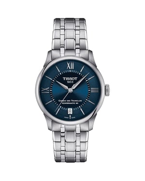 Tissot Chemin Des Tourelles Powermatic 80 Dames Horloge Zilverkleurig T1392071104800