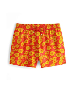 "Flora Red" Zwemshorts