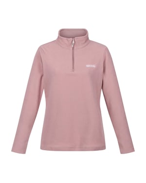 Regatta - Geweldige Outdoors Dames Sweetheart 1/4 Zip Fleece Sweater (Stoffige roos)