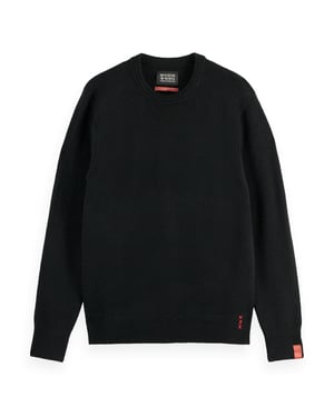 Scotch & Soda Zachte Brei Regular Fit Ronde Hals Trui