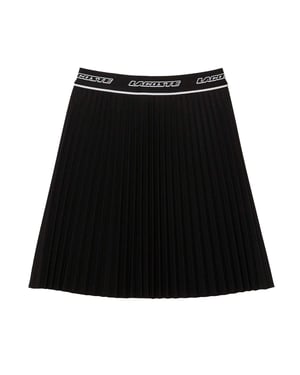 Lacoste Dames/Dames Geplooide Elastische Taille Rok (Zwart)