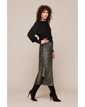 Nyla Rok Donker Metallic