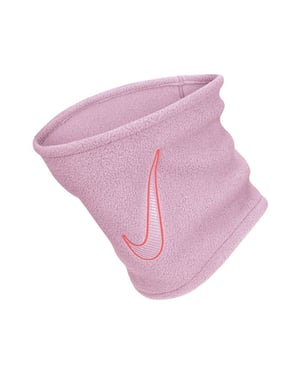 Nike Fleece Nekwarmer (Zachtroze/helder karmozijnrood)