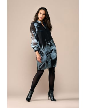 Ashley Print Tuniek Zwart / Wit