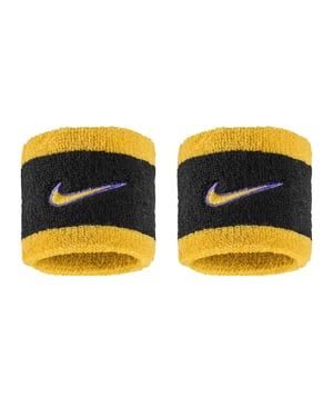 Nike Klassieke Zweetband (Set van 2) (Paars/Geel)