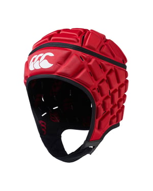 Canterbury Heren Raze Logo Rugby Hoofdbeschermer (Rood)