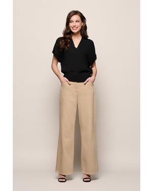 Livia Denim Broek Zand