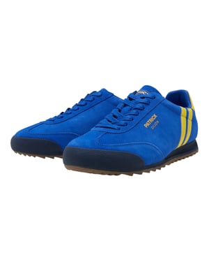 Patrick Mens Dijon Suède Hardloopschoenen (Koninklijk Blauw/Geel/Marinete)