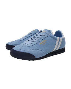Patrick Mens Dijon Suède Hardloopschoenen (Lichtblauw/Wit/Navy)
