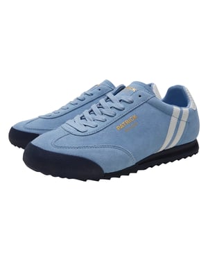 Patrick Heren Dijon Leren Trainers (Licht Blauw, Wit, Marine)