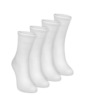 4-Pack Kinderen Jongens Meisjes Bamboe Sensorische Sokken Zacht Ademend Comfortabele Pasvorm
