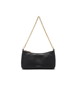 Coccinelle Aura Mini Tas Geribbeld Leer