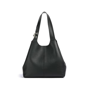 Coccinelle C-Easy Handtas van Gegraind Leer