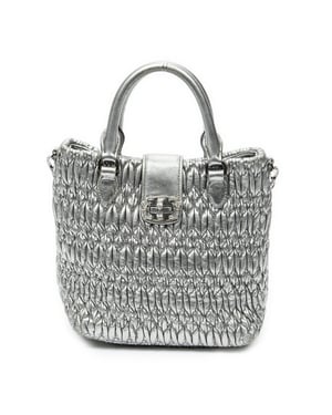 Small Turn Lock Crystal Tote  Handtas