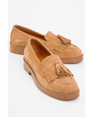 Milly Leren Kwast Loafer