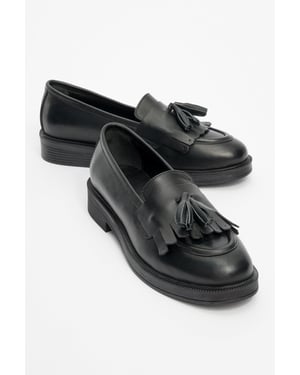Milly Leren Kwast Loafer