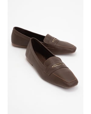 Iridessa Leren Plat Loafers Dames