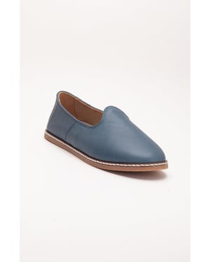 Dalya Leren Instapper Platte Schoenen Dames