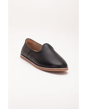 Dalya Leren Instapper Platte Schoenen Dames