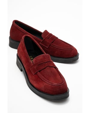 Bree Platform Penny Leren Loafer
