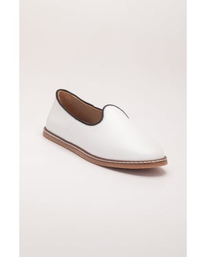 Dalya Leren Instapper Platte Schoenen Dames