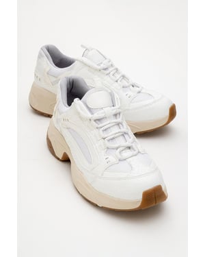 Bambi Bedrukte Mesh Sneakers Dames