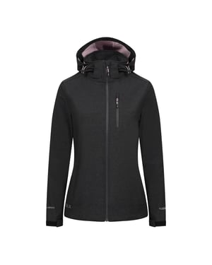 Trespass Dames/Dames Lorimer DLX Softshell Jas (Donkergrijs mergel)