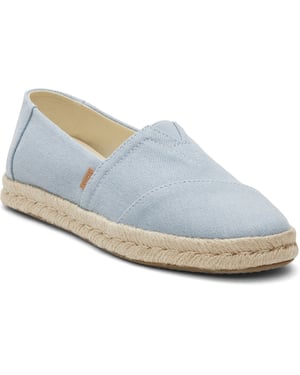 TOMS Alpargata Rope 2.0 Textiel Dames Lichtblauwe Espadrilles
