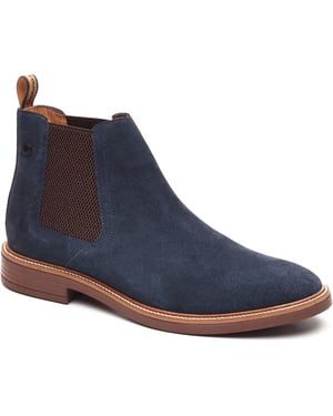 Base London Sussex Chelsea Boot Leer Heren Navy Boots