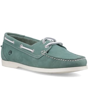 Sperry Balboa 2 Oog Boot Nubuck Dames Groene Botenschoenen