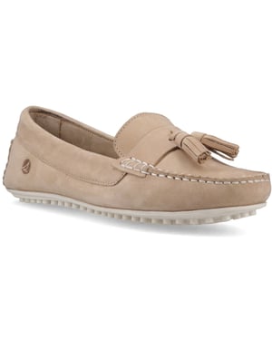 Sperry Salvador Slip-On Nubuck Dames Taupe Moccasins Schoenen