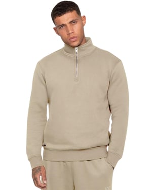 Enzo Milano | Heren Half-Zip Sweatshirt