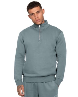 Enzo Milano | Heren Half-Zip Sweatshirt