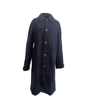A.P.C. Ethan jas in marineblauwe wol