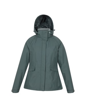 Mountain Warehouse Dames/Dames Thunderstorm II 3 in 1 Waterdichte Jas (Licht Khaki)