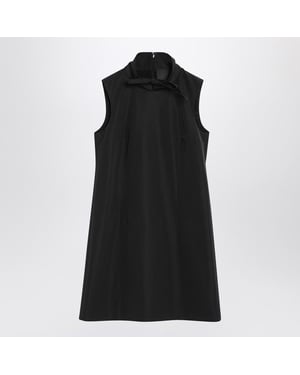Zwarte Mini-jurk met Strik