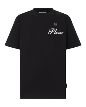 Round Neck T-Shirt Embossed Signature