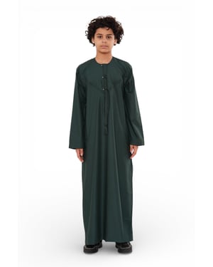 Kinderen jongens Eid groene Marokkaanse Jubba gewaad Djellaba Ramadan Eid Thobe - K-HM11