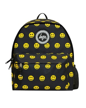 Hype Smile Iconic Zwart/geel Rugzak