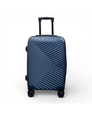 Blauwe harde schelpcabine 48 x 37 x 20 cm Veilige bagagekoffer