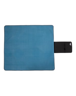Trespass Waterdichte Geruite Opvouwbare Deken (Rijk groenblauw)