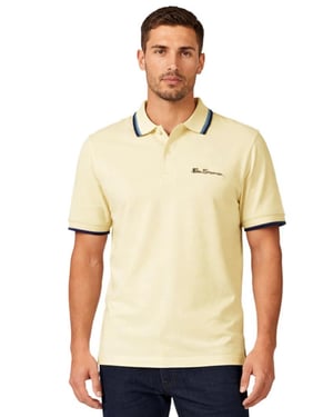 Ben Sherman | Heren Polo met Contrasterende Bies