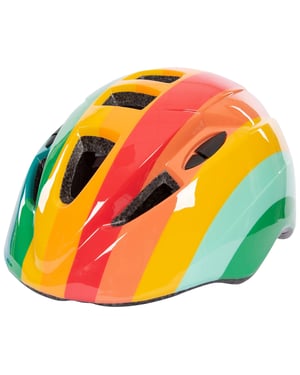 Trespass Kinder/Kids Dunt Regenboog Gestreepte Mountainbike Helm (Veelkleurig)