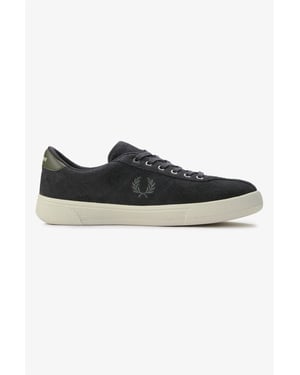 Fred Perry Tennis Schoen Suède Heren Ankergrijze Sneakers