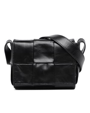 Tweedehands Candy Paper Kalfsleer Intrecciato Cassette Crossbody