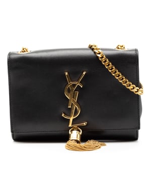 Tweedehands Kleine Glad Kalfsleer Monogram Kate Tassel Crossbody