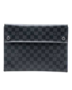 Tweedehands Damier Graphite Alpha Pochette GM