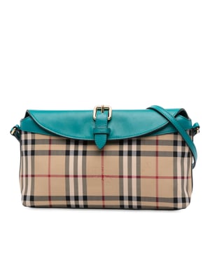 Tweedekans Haymarket Check Coated Canvas Leah Schoudertas