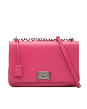 Tweedekans Saffiano Lux Lock Chain Flap